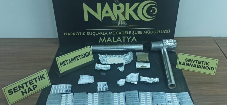 Malatya'da uyuşturucu operasyonunda yakalanan 2 zanlı tutuklandı