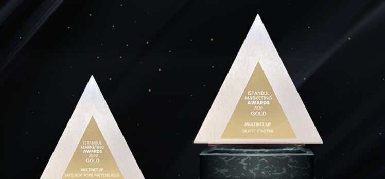 Multinet Up'a İstanbul Marketing Awards'tan iki kategoride “gold” ödül