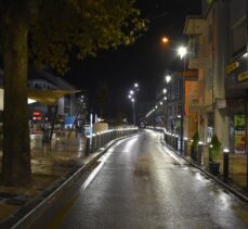 Orta ve Doğu Karadeniz'de sokağa çıkma kısıtlamasında sessizlik hakim oldu