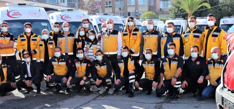 Sağlık Bakanlığınca Mersin'e gönderilen 24 ambulans törenle hizmete alındı