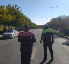 Şanlıurfa'da drone ile trafik denetimi