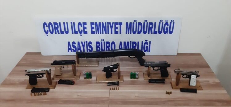 Tekirdağ'da silahlı kavgada 9 kişi gözaltına alındı