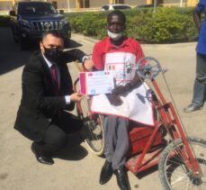 TİKA'dan Dünya Engelliler Günü'nde Çadlı engellilere eğitim ve malzeme desteği