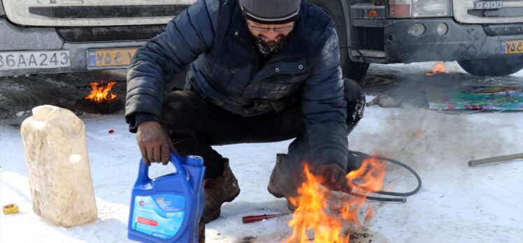 Ağrı'da termometreler sıfırın altında 33 dereceyi gösterdi