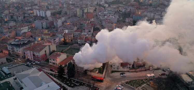 GÜNCELLEME – Edirne Müftülüğü binası yangında kullanılamaz hale geldi