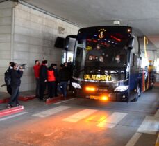 Galatasaray kafilesi Konya'ya geldi