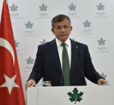 Gelecek Partisi Genel Başkanı Davutoğlu: “Ekonomimiz, iş imkanları, ekmeğimiz küçülüyor”