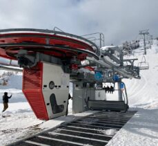 Karabük Keltepe'de telesiyej hattının yoğun kar yağışının ardından 18 Ocak'ta açılması planlanıyor