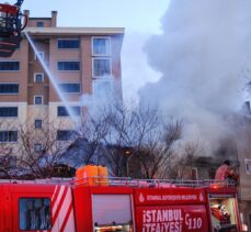 Kartal'da ahşap evde çıkan yangın söndürüldü