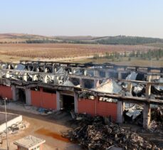 Şanlıurfa'daki lojistik deposu yangınında soğutma çalışmaları tamamlandı