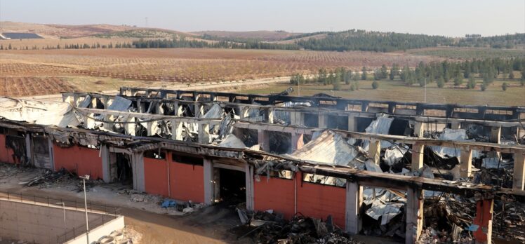 Şanlıurfa'daki lojistik deposu yangınında soğutma çalışmaları tamamlandı