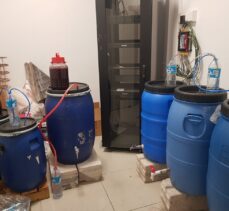 Tekirdağ'da 878 litre kaçak içki ele geçirildi, 1 kişi yakalandı