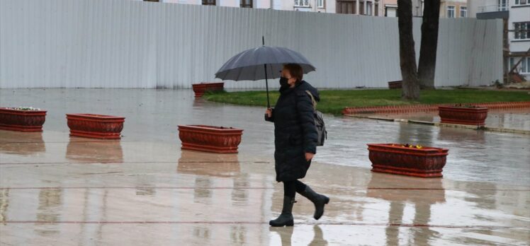 Tekirdağ'da sağanak etkili oluyor