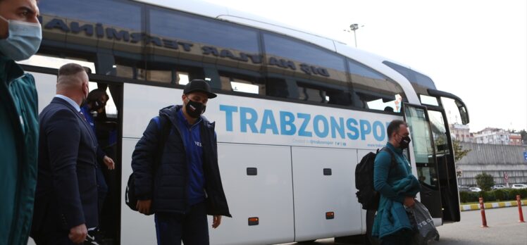 Trabzonspor kafilesi İstanbul'a gitti