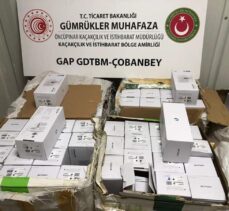 Çobanbey Gümrük Kapısı'nda Suriye'ye ihracatı yasak radyolink ele geçirildi