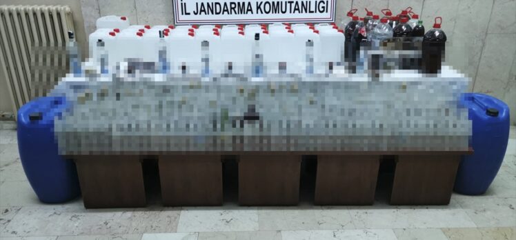 Kilis'te 220 litre sahte içki ele geçirilen operasyonda bir şüpheli gözaltına alındı