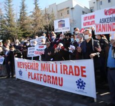 Nevşehir'de Milli İrade Platformundan Boğaziçi Üniversitesindeki protestolara tepki