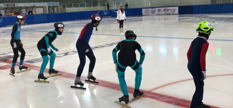 “Short Track Federasyon Kupası-1” müsabakaları Erzurum'da başladı