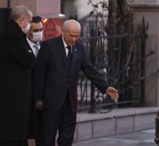 Cumhurbaşkanı Erdoğan'ın MHP Genel Başkanı Bahçeli'yi ziyareti sona erdi