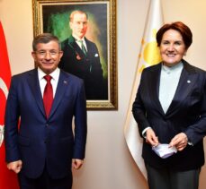 Davutoğlu'ndan Akşener'e nezaket ziyareti