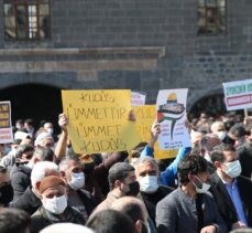 Diyarbakır'da “Kudüs Müslümanlarındır” temasıyla kitlesel basın açıklaması yapıldı