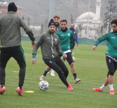 Giresunspor, Samsunspor maçı hazırlıklarını sürdürdü