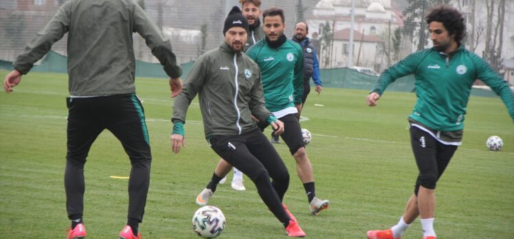 Giresunspor, Samsunspor maçı hazırlıklarını sürdürdü