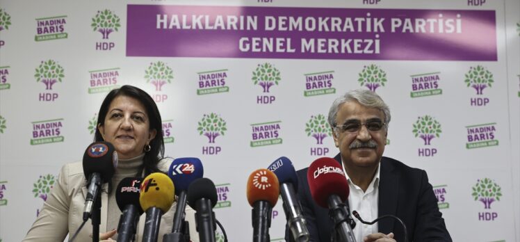 HDP Eş Genel Başkanları Buldan ve Sancar, MYK toplantısına ilişkin açıklama yaptı