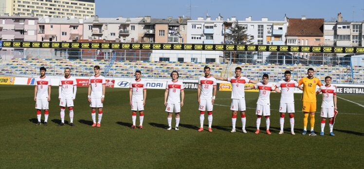 Ümit Milli Futbol Takımı, hazırlık maçında Hırvatistan'a 4-1 yenildi
