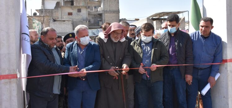 Suriye'nin kuzeyindeki Bab ilçesinde “15 Mart Parkı” açıldı