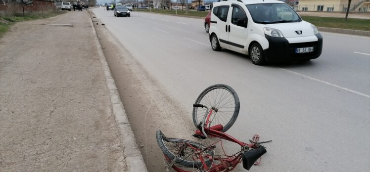 Tokat'ta motosikletin çarptığı bisiklet sürücüsü öldü