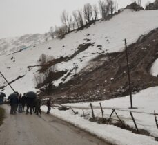 Yüksekova'da sağanak nedeniyle bazı evleri su bastı