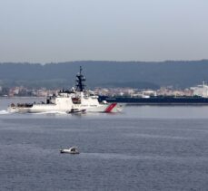 ABD sahil güvenlik gemisi “USCGC Hamilton” Çanakkale Boğazı'ndan geçişine başladı