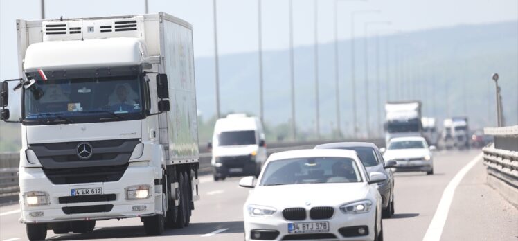 Anadolu Otoyolu'nda “tam kapanma” öncesi yaşanan yoğunluk azaldı