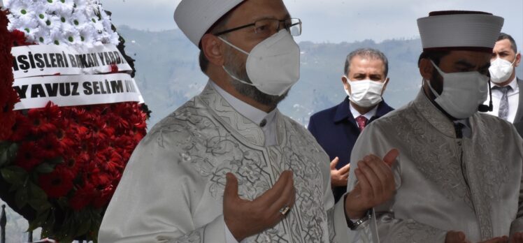 Diyanet İşleri Başkanı Ali Erbaş'ın vefat eden amcası son yolculuğuna uğurlandı