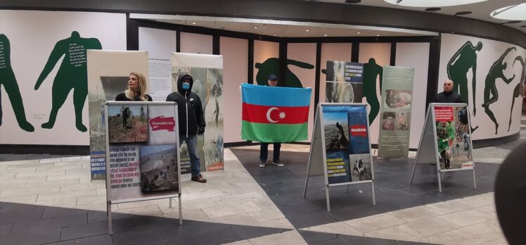 Ermenistan'ın Dağlık Karabağ'ı işgali sırasında yaptığı mezalim İsveç'te fotoğraflarla anlatıldı