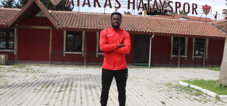 Hatayspor'un golcü futbolcusu Diouf, takımına sağladığı katkıdan memnun: