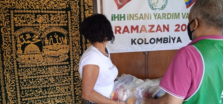 İHH'dan Kolombiya'da ihtiyaç sahiplerine ramazan kumanyası yardımı