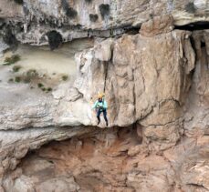 Mersin'deki Kayacı Vadisi'nde “rope jumping” etkinliği düzenlendi