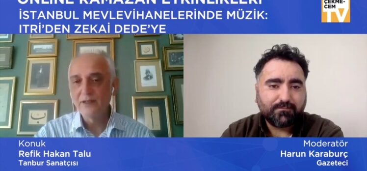 Tambur sanatçısı Refik Hakan Talu, “İstanbul Mevlevihanelerinde Müzik” başlıklı etkinlikte konuştu: