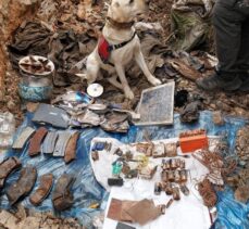 Tunceli'de teröristlerin kullandığı 8 sığınak imha edildi