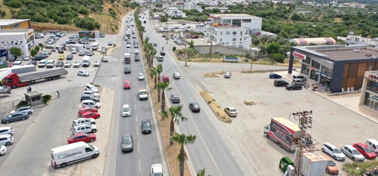 Turizm merkezi Bodrum'da “tam kapanma” öncesi yoğunluk arttı