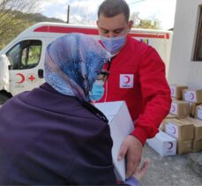 Türk Kızılaydan Bosna Hersek'teki ihtiyaç sahiplerine ramazan paketi yardımı