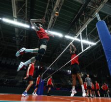 A Milli Erkek Voleybol Takımı, CEV Avrupa Altın Ligi hazırlıklarını Ankara'da sürdürüyor