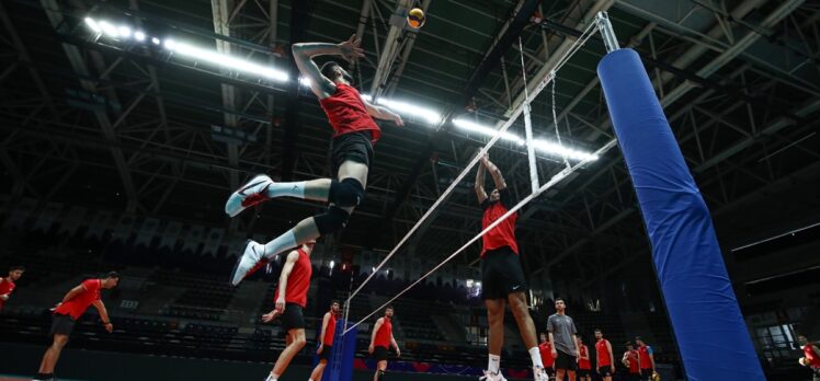 A Milli Erkek Voleybol Takımı, CEV Avrupa Altın Ligi hazırlıklarını Ankara'da sürdürüyor