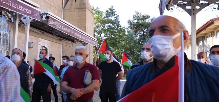 Burdur'da Filistinli şehitler için gıyabi cenaze namazı kılındı