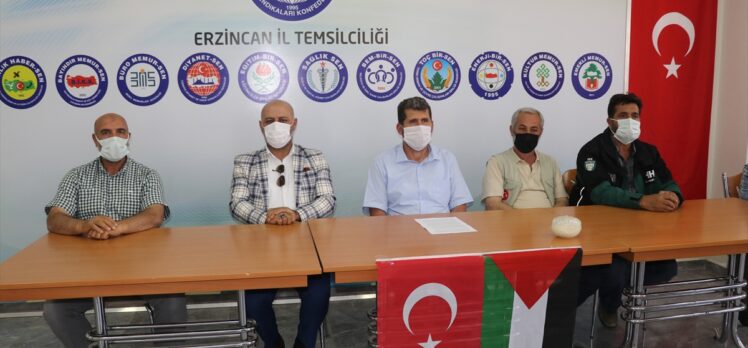 Erzincan'da Sivil Toplum Kuruluşları, Filistin için yardım kampanyası başlattı