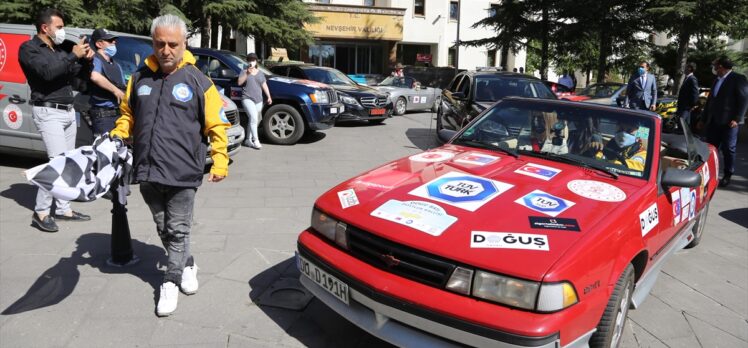 Europa-Orient/Doğu-Batı Dostluk ve Barış Rallisi Nevşehir'den uğurlandı