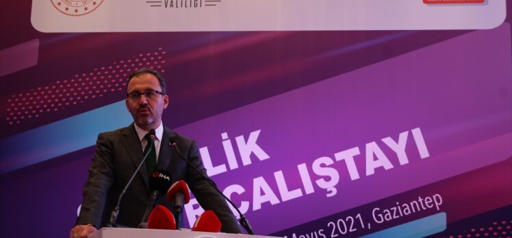 Bakan Kasapoğlu, “Gençlik ve Spor Çalıştayı”nda konuştu: