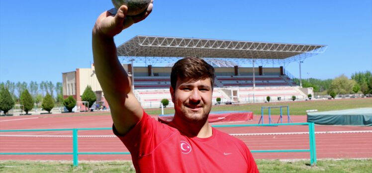 Gülleyi 90 santimetre daha uzağa atabilirse Tokyo Olimpiyatları'na vize alacak